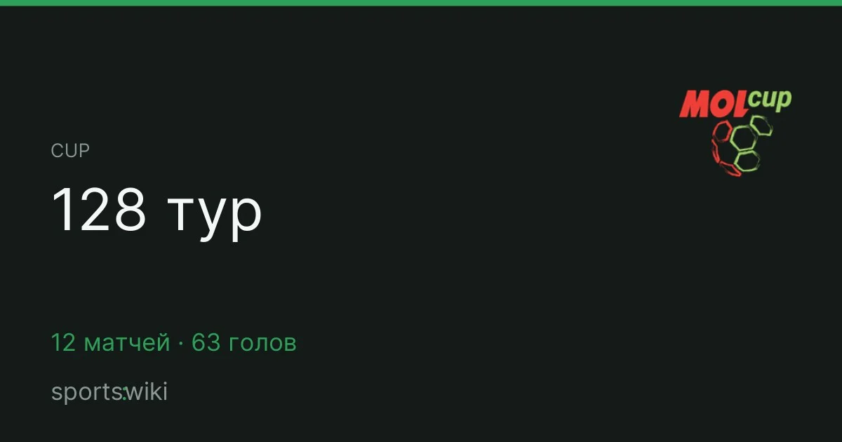 Cup. 128 тур