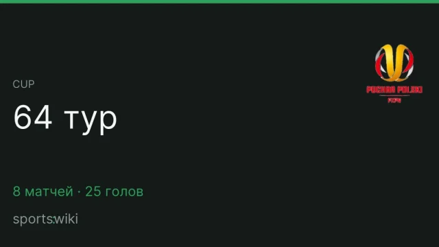 Cup. 64 тур