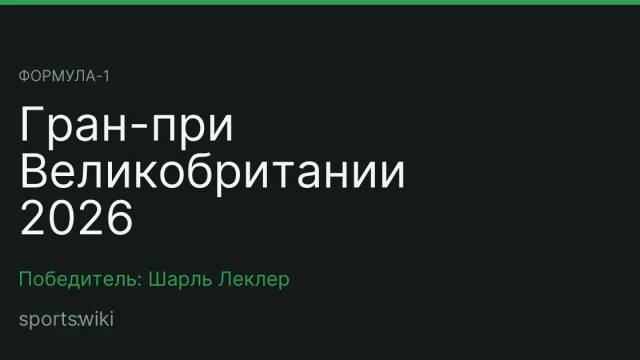 Формула-1. Гран-при Великобритании 2026