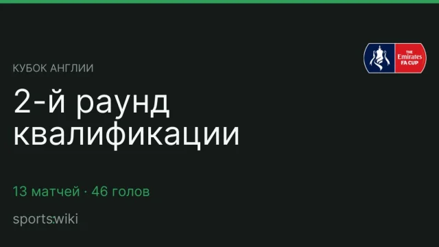 Кубок Англии. 2-й раунд квалификации