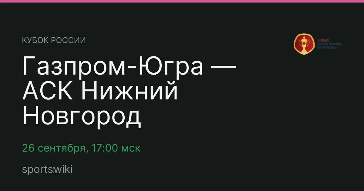 Кубок России. Газпром-Югра — АСК Нижний Новгород