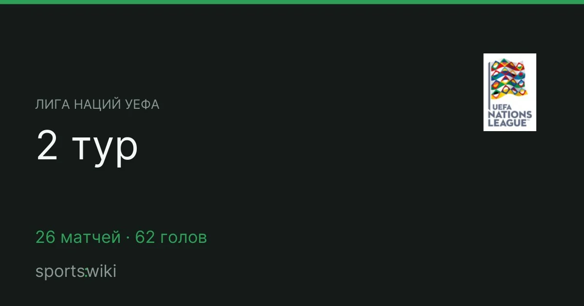 Лига наций УЕФА. 2 тур