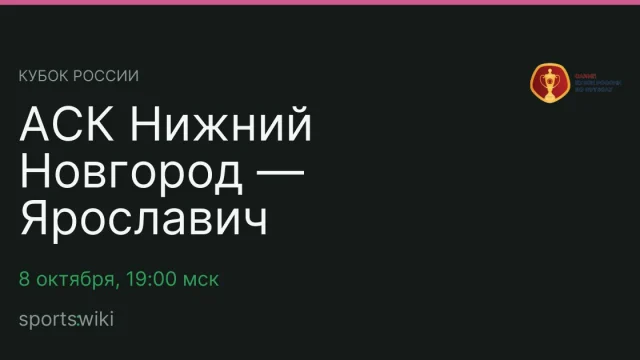 Кубок России. АСК Нижний Новгород — Ярославич