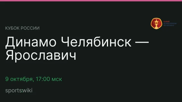 Кубок России. Динамо Челябинск — Ярославич