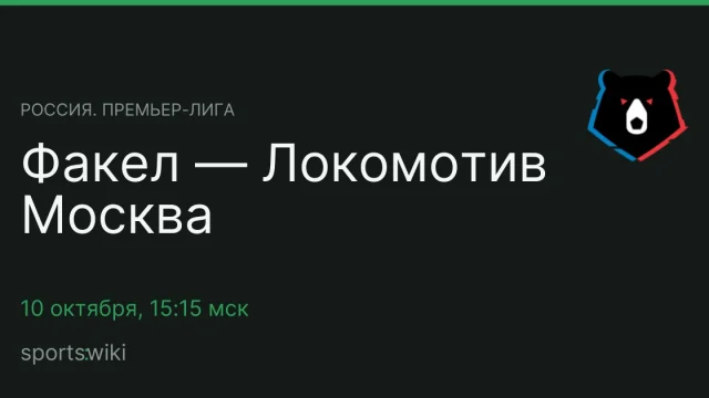 Россия. Премьер-лига. Факел — Локомотив Москва