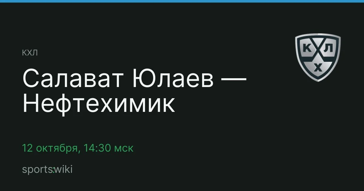 КХЛ. Салават Юлаев — Нефтехимик