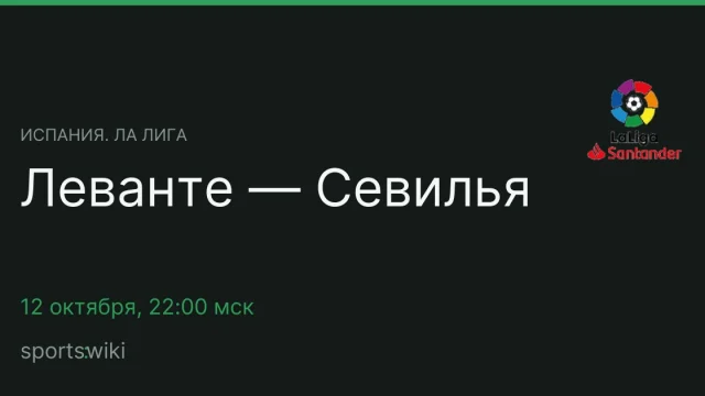 Испания. Ла Лига. Леванте — Севилья